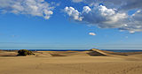 De duinen van Maspalomas (Gran Canaria, Spanje)