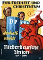 Afiș electoral anti-comunist al CDU din 1951