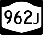 New York State Route 962J marker