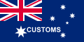 Bandiera dell'Australian Customs Service