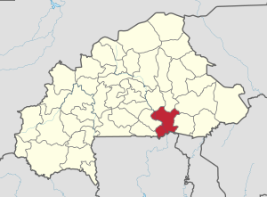 Location in Burkina Faso