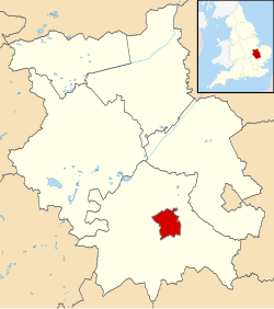 Cambridge shown within Cambridgeshire