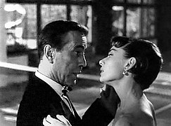 Humphrey Bogart y Audrey Hepburn