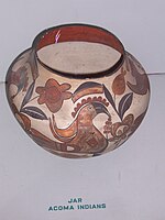 Acoma Pueblo, keramikkrukke, Field Museum