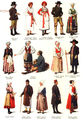 Image 2Traditional Swedish folk costumes according to Nordisk Familjebok (from Culture of Sweden)