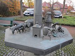 Bronzeskulptur in Bakum