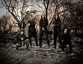 V.l.n.r.: Reginald Arvizu, Ray Luzier, Jonathan Davis, James Shaffer, Brian Welch.