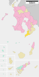 南大隅町位置図