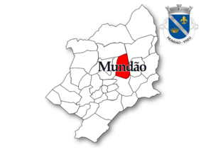 Localização no município de Viseu