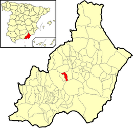 Castro de Filabres - Localizazion