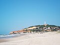 Farol e praia do morro Branco em Beberibe