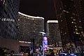 Approaching Aria from the Strip