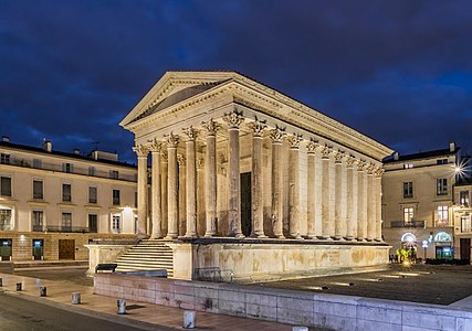 Maison carrée, by Tournasol7