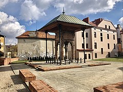 Existing remains of the old synagogue