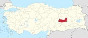 Localisation de Elâzığ