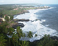 Kovalam Beach - View from lighthouse(other side)