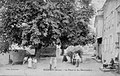 Blesmes - la place des Marronniers au début du XXe siècle.