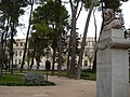 Busto dedicado a Miguel de Cervantes en el Parque de Abelardo Sánchez de Albacete (España).