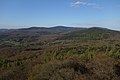 View from Atzelberg Tower along the main ridge of the Taunus