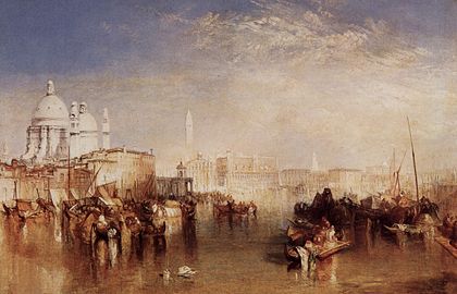 William Turner, Venecija s Giudecca, 1840.