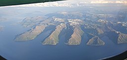 Stjernøya sedd från luften.