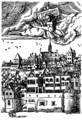 Die Kölner Kartause im Kölner Stadtpanorama (1531)