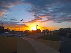 Sunset in Maturín