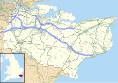 Throwley is located in Kent