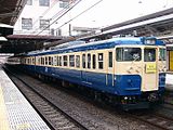 「むさしの号」に使用されていた115系 （2004年3月3日 中央本線 八王子駅）