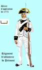 régiment de Piémont 1775