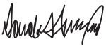 Donald Trump's signature