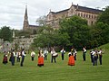 Cantabrian pipe band.