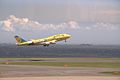 A ANA Boeing 747 in the Pokémon livery