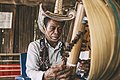 Image 79Sasando, a traditional stringed instrument from East Nusa Tenggara. It features a resonating body made from palm leaves and multiple strings that create a rich, harmonious sound. (from Culture of Indonesia)