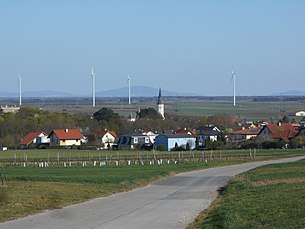 Ortsansicht von Nordwesten