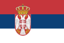 Bandera de Serbia.