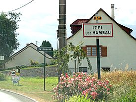 Entrada de Izel-lès-Hameau