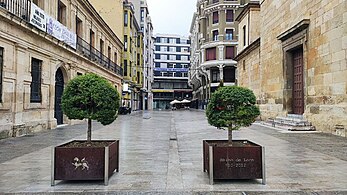 La calle Legio VII es parte de la ampliación de la ciudad que supuso el ensanche desde el antiguo caserío al río