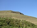 View of the summit from halfway