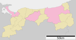 江島大橋の位置（鳥取県内）