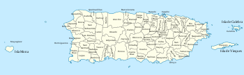 Municipal map of Puerto Rico