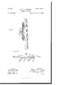 Caffrey-Patentschrift vom 9. Februar 1897,[7] Detailansicht des Stromabnehmers