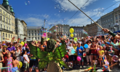 Der Pflasterspektakel 2016 auf dem Hauptplatz in Linz.