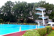 Zehn-Meter-Sprungturm im Schwimmbad Hänigsen