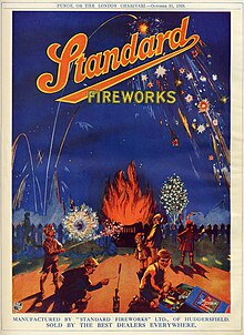 Standard Fireworks advert from 1928