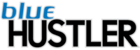 The Logo Of Blue Hustler