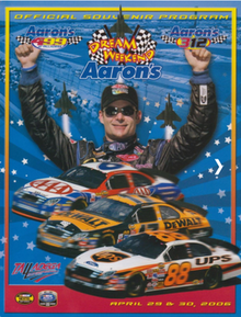 2006 Aaron's 499 program cover