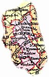 Old map of Buckinghamshire