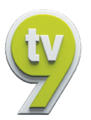 Third logo for TV9, used from 2013 to 2021, this is the second revision of the 2006 logo