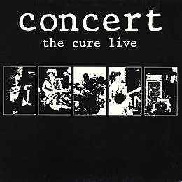 Livealbumin Concert – The Cure Live kansikuva